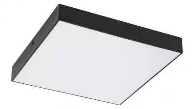 Tartu plafoniera exterior, negru mat, 24W, 2500lm, IP44, with switch in the lamp for changing color temperature