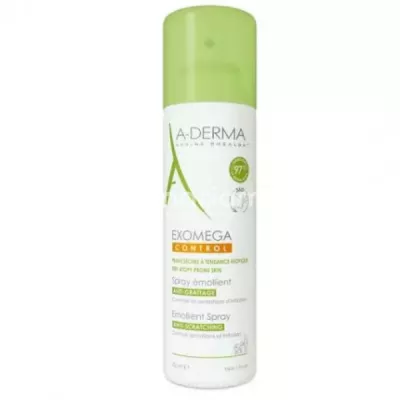 A-Derma Exomega Control Spray Emolient Anti-Prurit pentru piele uscata, 200 ml
