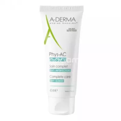 A-derma Phys-AC Global Crema pentru ten cu tendinta acneica, 40 ml