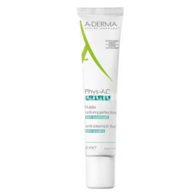 A-derma Phys-AC Perfect Fluid anti-imperfectiuni pentru ten acneic, 40 ml