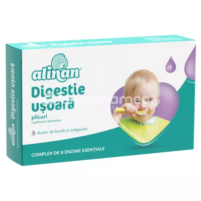 Alinan Digestie usoara, de la 1 an, 10 plicuri, Fiterman Pharma