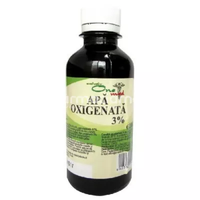 Apa oxigenata 3% One Med dezinfectant local, antiseptic, antimicrobian, 200ml, Onedia