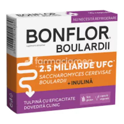 Bonflor Boulardii, probiotic, 10 capsule, Fiterman