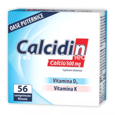 Calcidin, 56 comprimate fimate, Zdrovit