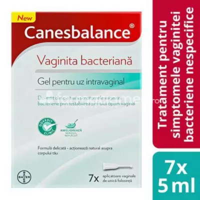Canesbalance gel pentru uz vaginal, 7 aplicatoare x 5ml Bayer