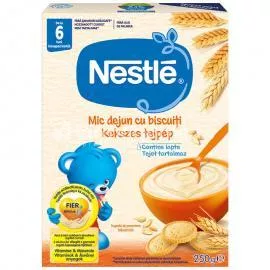 Cereale Mic dejun cu biscuiti, de la 6 luni, 250 gr, Nestle