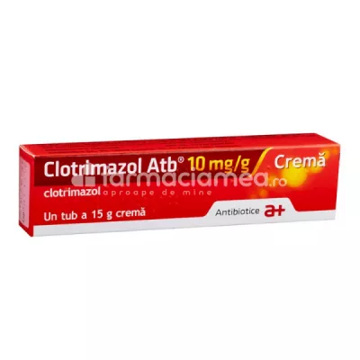 Clotrimazol 10 mg/g crema 15g, Antibiotice
