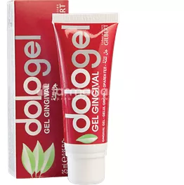 Dologel gel masaj gingival amelioreaza durerile cauzate de eruptiile dentare, 25g, Biessen Pharma