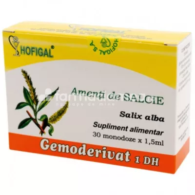 Gemoderivat Amenti de Salcie, 30 monodoze, Hofigal