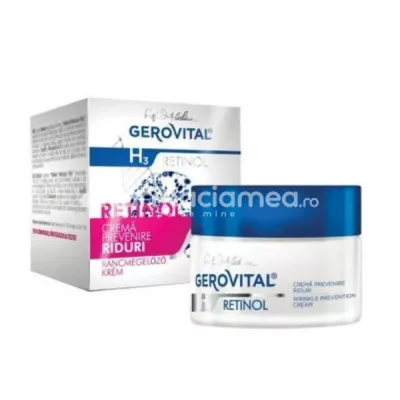 Gerovital H3 Retinol Crema prevenire riduri, 50 ml
