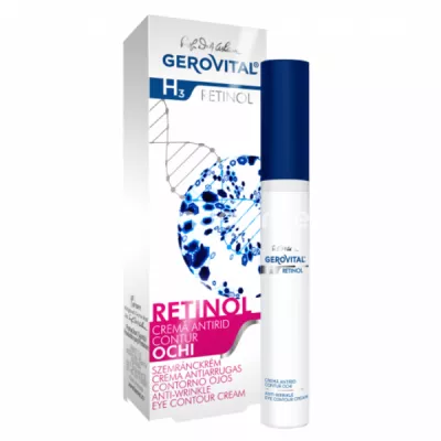 Gerovital H3 Retinol Crema Antirid Contur Ochi, 15ml