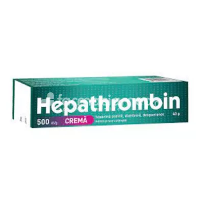 Hepathrombin crema 500 UI/g, 40 g, Hemofarm