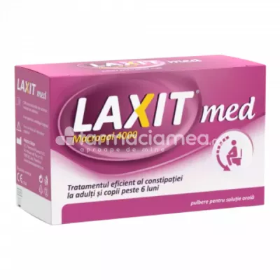 Laxit Med, de la 6 luni, 20 de plicuri a câte 5g, Fiterman Pharma
