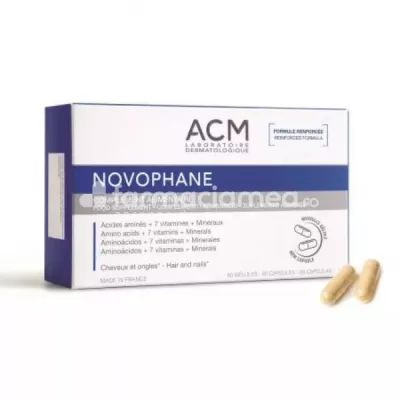 Novophane Par si Unghii, 60 capsule ACM 