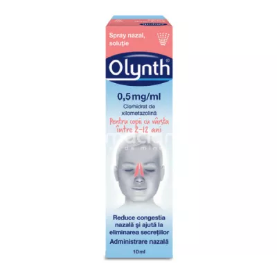 Olynth 0.5mg/ml,10ml sol. spray nazal, Johnson & Johnson