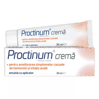 Proctinum crema pentru hemoroizi, 30 ml, Zdrovit