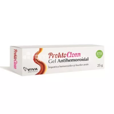 Proktoclean Gel Antihemoroidal, 25 g,  Viva Pharma