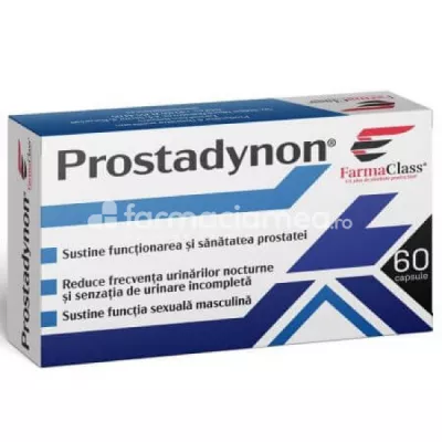 Prostadynon, sanatatea prostatei, 60 capsule, FarmaClass
