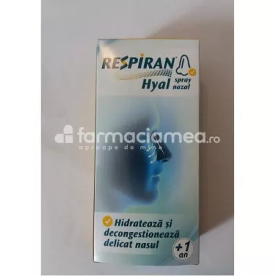 Respiran Hyal spray nazal decongestionant, 20 ml, Fiterman Pharma