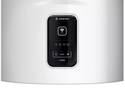  Boiler electric Ariston LYDOS Wi-Fi 80 V, 1800 W, conectivitate internet, rezervor emailat cu Titan 