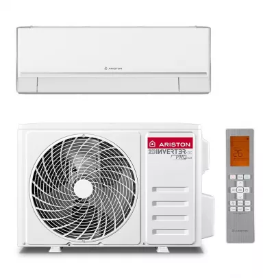 Aparat Aer conditionat Ariston NEVIS EVO 35 12000 BTU, agent frigorific R32, WIFI incorporat, clasa energetica A+++, Tehnologie 2D si 3D inverter, Functii Eco, Sleep, I Feel, Timer, Breeze-Away