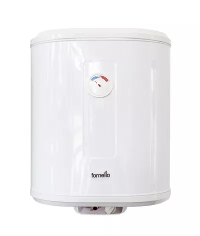 Boiler electric Fornello Prismatic 50 litri, 1500 watt, reglaj extern al temperaturii, emailat cu titan, cablu, stecher , supapa de siguranta