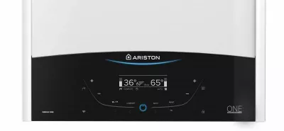 Centrala termica in condensare Ariston Genus One Plus Combi 24 kW si Salus IT500 wifi termostat ambient cu control prin internet, 5 ani garantie