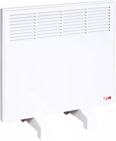 Convector iVigo Manual EPK 500 W White, control mecanic, Termostat de siguranta, termostat reglabil, IP 24, pentru 6 mp, ERP 2018
