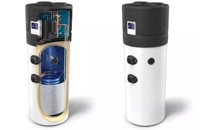 Pompa de Caldura pentru preparare apa calda menajera cu schimbator de caldura, Aer-Apa AquaThermica Tesy HPWH 2.1 200 U02 S 