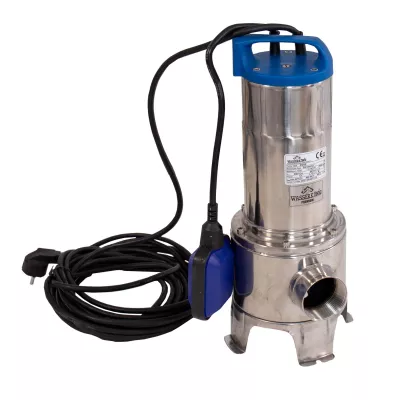 Pompa submersibila din inox, particule max. 10 mm, putere 900 W, debit 21000 l/h, inaltime refulare 12 m