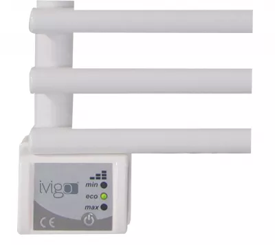 Radiator (calorifer) baie portprosop electric iVigo EHR 5023, 600 W, 500x1250 mm, culoare alb
