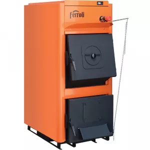 TERMOSEMINEE, SOBE SI CENTRALE PELETI - Centrala pe combustibil solid Ferroli FSB Pro N 30 kW - Fornello
