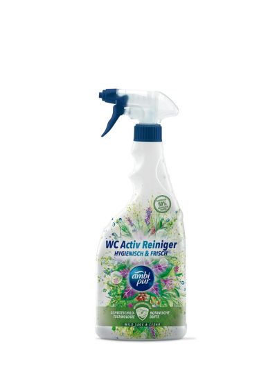 Activ Cleaner Wild Sage & Cedar, spray pentru curatat suprafetele din baie, 750 ml