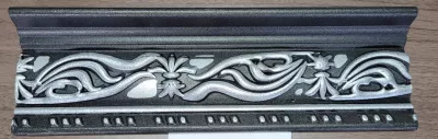 BAGHETA DECORATIVA DIN POLISTIREN C-S M24 BLACK-SILVER 95X2000 mm
