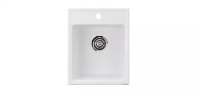 CHIUVETA BUCATARIE 1 CUVA QUADRO WHITE 480*480 MM