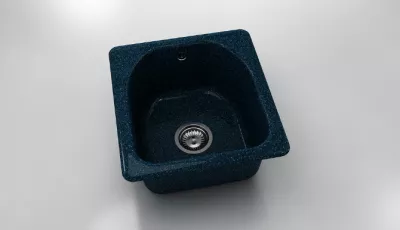 CHIUVETA CU O CUVA DIN GRANIXIT ALBASTRA FAT 43 x 46 CM 217/750