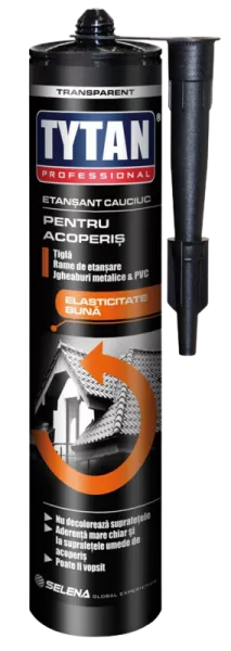 ETANSANT DE CAUCIUC NEGRU PENTRU ACOPERIS TYTAN 280ml  