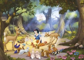 FOTOTAPET DISNEY 4-405 SCHNEEWITTCHEN ALBA CA ZAPADA 254 X 184 CM