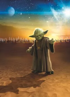 FOTOTAPET STAR WARS 4-442 MASTER YODA 184 X 254 CM