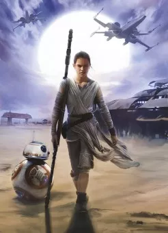 FOTOTAPET STAR WARS 4-448 REY 184 X 254 CM