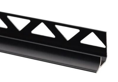 PROFIL COLT INTERIOR PENTRU FAIANTA  NEGRU MAT 2,5ML 2209