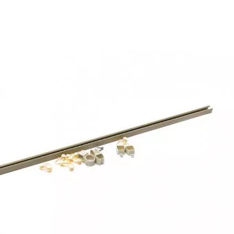 SINA METALICA "U" CU SET DE AGRAFE 150 CM
