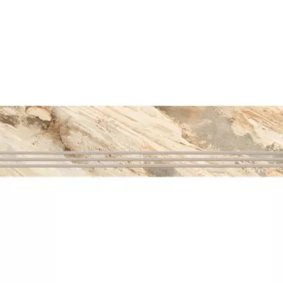 TREAPTA GRESIE INDIA FOSSIL CREMA GRANDE 29.5 x 120 cm