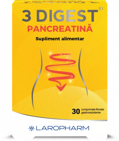 3 Digest Pancreatina 30 comprimate