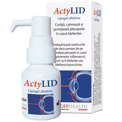 ActyLID, Lipogel oftalmic, 15ml, OFF Italia