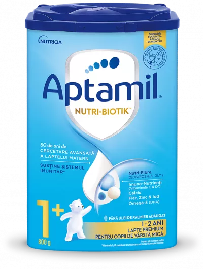 Aptamil junior Nutri-biotik 1+ lapte praf 800g, de la 1 an, Milupa