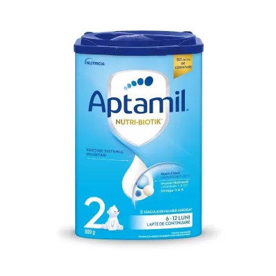 Aptamil Nutri-biotik 2 lapte praf 800g, 6-12 luni Milupa