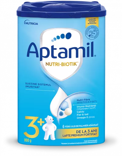 Aptamil junior Nutri-biotik 3+ lapte praf 800g, de la 3 ani, Milupa