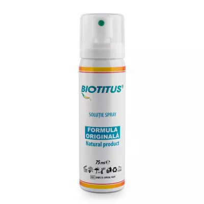 Biotitus Solutie spray formula originala 75ml