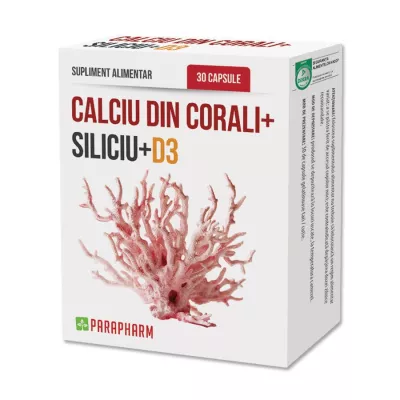 Calciu coral+Siliciu+D3